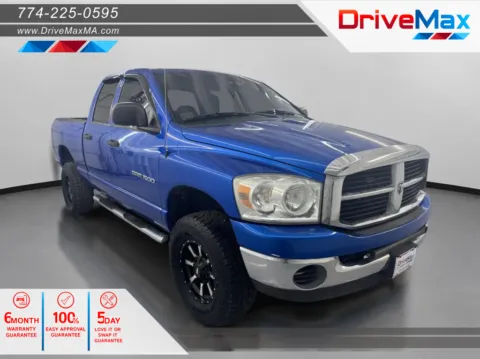 Silver 2007 Dodge Ram 1500 Quad Cab SLT Pickup 4D 6 1/4 ft for sale in West Bridgewater, MA