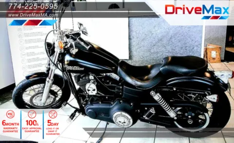 Black 2012 Harley-Davidson Dyna Glide Street Bob for sale in West Bridgewater, MA