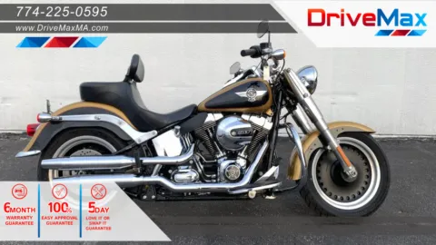 Gold 2017 Harley-Davidson FLSTF Fat Boy for sale in West Bridgewater, MA