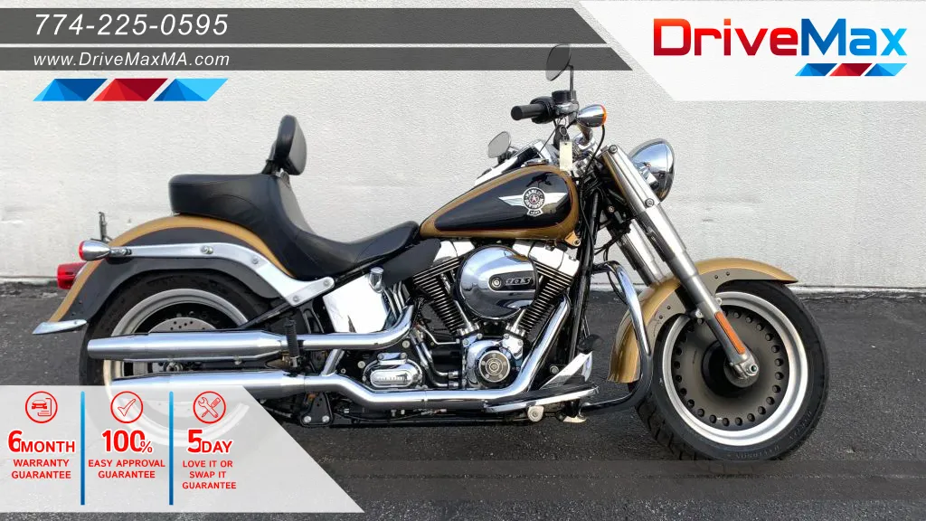 Gold 2017 Harley-Davidson FLSTF Fat Boy for sale in West Bridgewater, MA