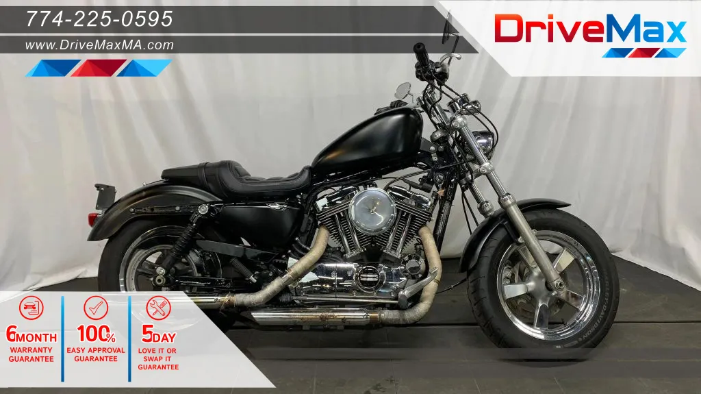 Black 2015 Harley-Davidson XL1200C Sportster 1200 Custom for sale in West Bridgewater, MA