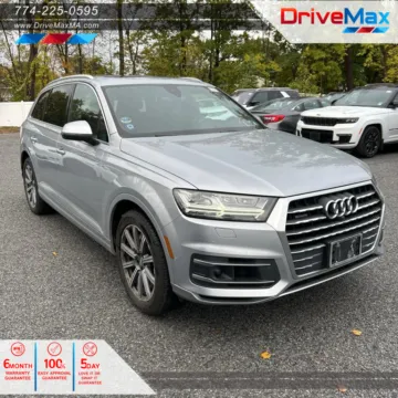 Silver 2018 Audi Q7 3.0T Prestige Sport Utility 4D for sale in West Bridgewater, MA