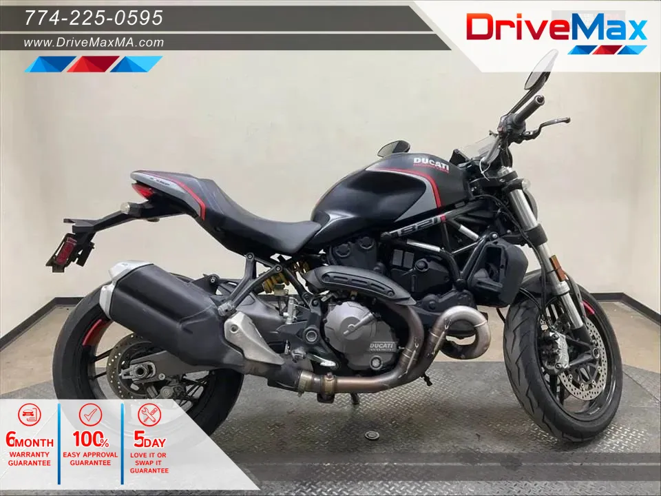 Black 2020 Ducati Monster 821 Stealth for sale in West Bridgewater, MA