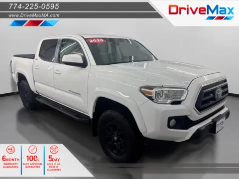 White 2020 Toyota Tacoma Double Cab SR5 Pickup 4D 5 ft for sale in West Bridgewater, MA