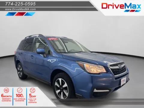 Blue 2017 Subaru Forester 2.5i Premium Sport Utility 4D for sale in West Bridgewater, MA