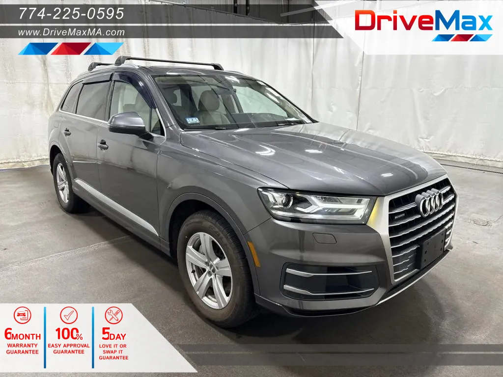 Gray 2018 Audi Q7 2.0T Premium Sport Utility 4D for sale in West Bridgewater, MA