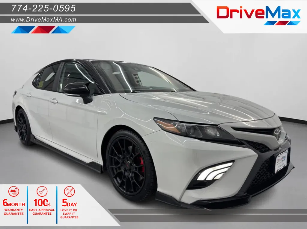 White 2021 Toyota Camry TRD Sedan 4D for sale in West Bridgewater, MA