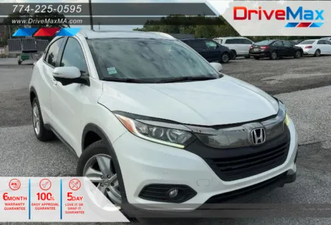 White 2019 Honda HR-V EX-L Sport Utility 4D for sale in West Bridgewater, MA