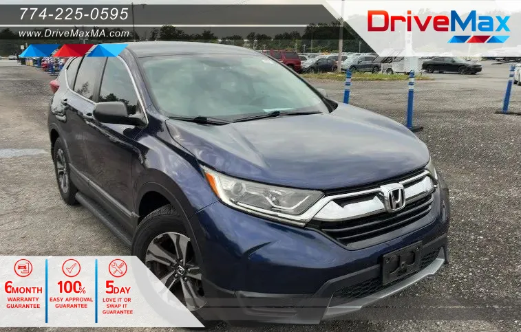 Blue 2017 Honda CR-V LX Sport Utility 4D for sale in West Bridgewater, MA