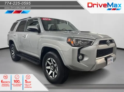 Silver 2019 Toyota 4Runner TRD Off-Road Premium Sport Utility 4D for sale in West Bridgewater, MA