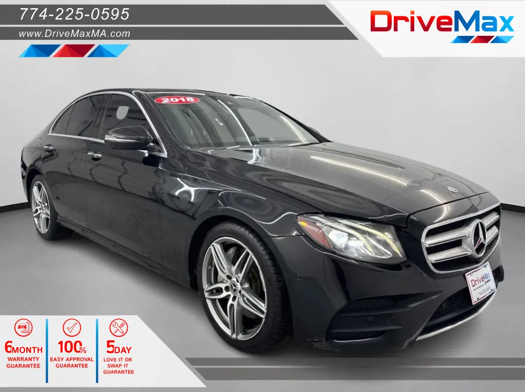 Black 2018 Mercedes-Benz E-Class E 300 4MATIC Sedan 4D for sale in West Bridgewater, MA