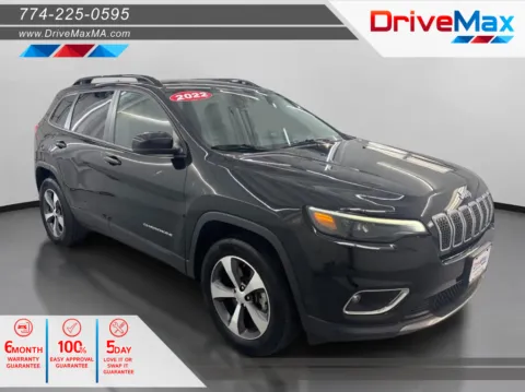 Black 2022 Jeep Cherokee Limited Sport Utility 4D for sale in West Bridgewater, MA