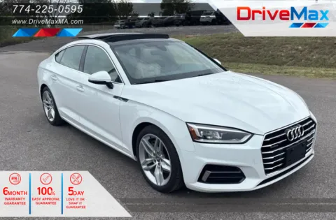 White 2019 Audi A5 Premium Sedan 4D for sale in West Bridgewater, MA