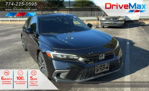 Black 2022 Honda Civic EX Sedan 4D for sale in West Bridgewater, MA
