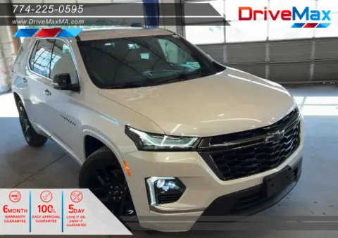 White 2022 Chevrolet Traverse Premier Sport Utility 4D for sale in West Bridgewater, MA