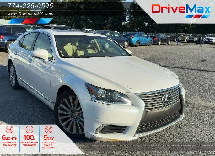 White 2017 Lexus LS 460 Sedan 4D for sale in West Bridgewater, MA