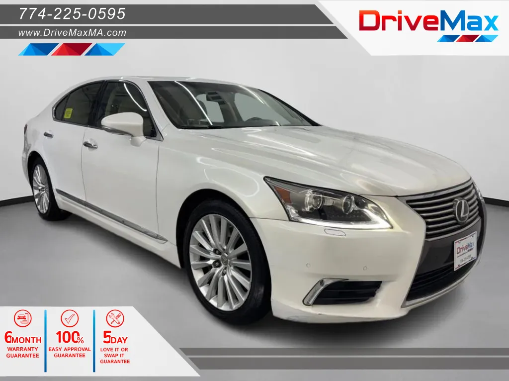 White 2017 Lexus LS 460 Sedan 4D for sale in West Bridgewater, MA