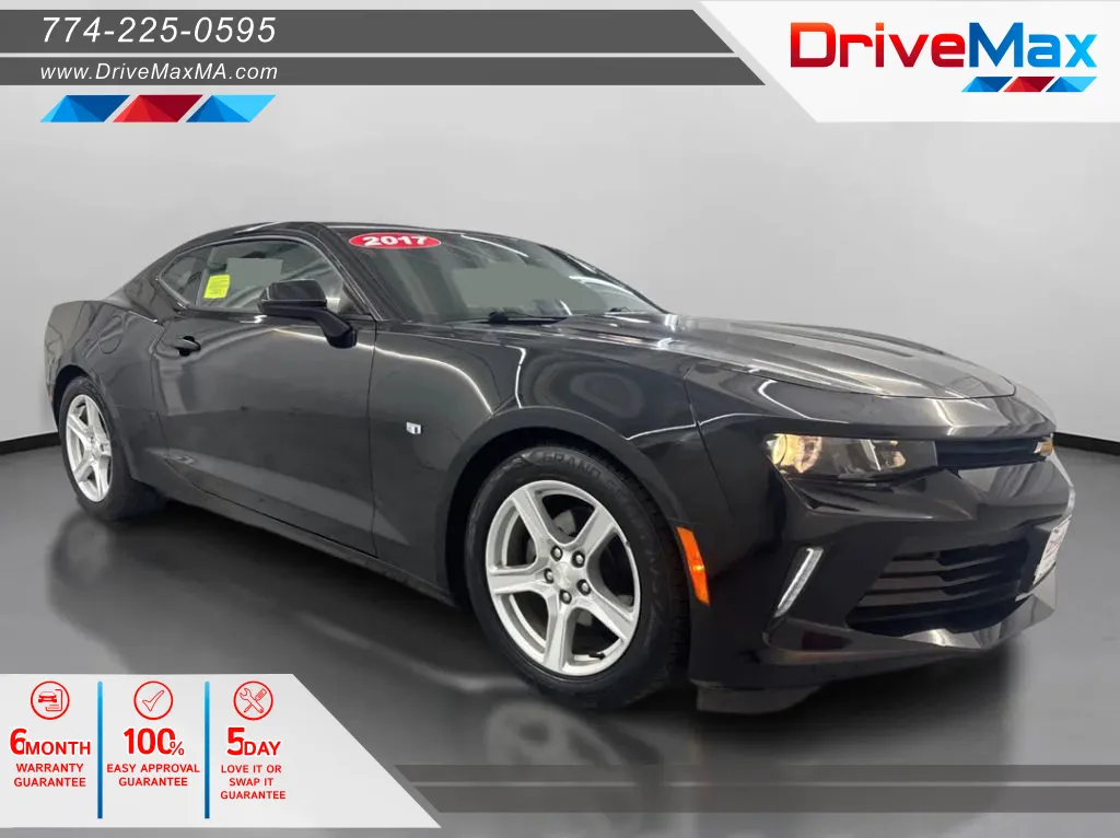Black 2017 Chevrolet Camaro LT Coupe 2D for sale in West Bridgewater, MA