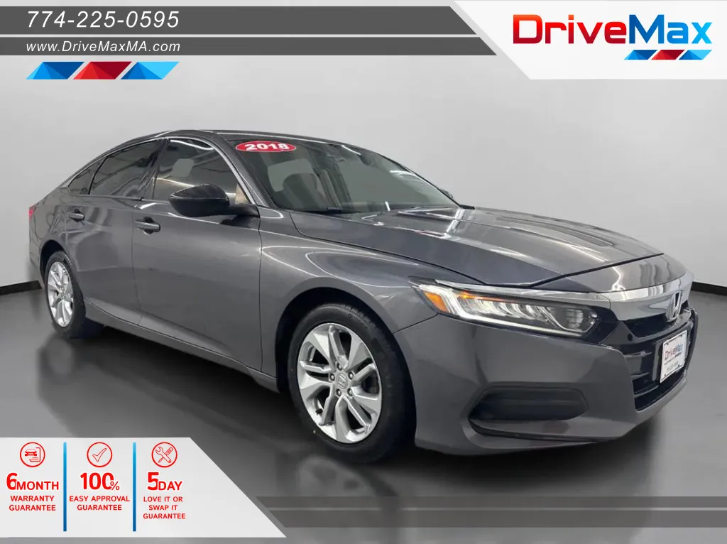 Gray 2018 Honda Accord LX Sedan 4D for sale in West Bridgewater, MA