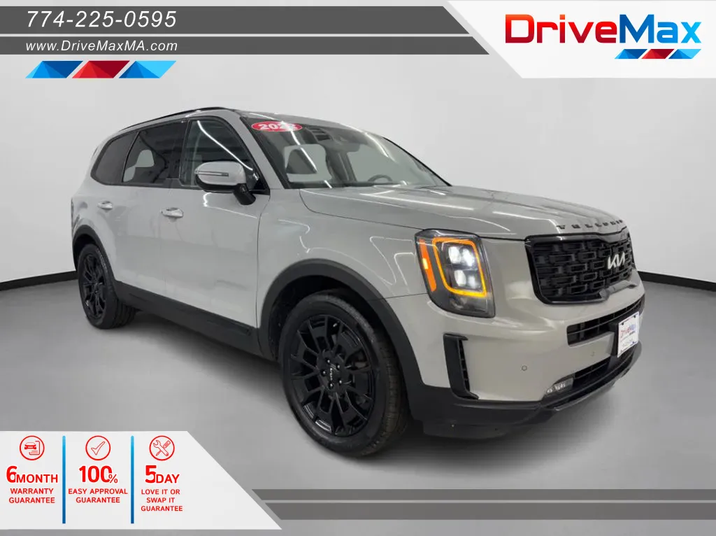 Gray 2022 Kia Telluride SX Sport Utility 4D for sale in West Bridgewater, MA