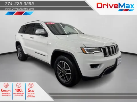 White 2019 Jeep Grand Cherokee Limited Sport Utility 4D for sale in West Bridgewater, MA