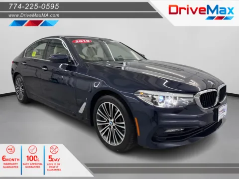 Gray 2018 BMW 5 Series 530e xDrive iPerformance Sedan 4D for sale in West Bridgewater, MA