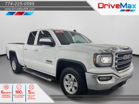 White 2018 GMC Sierra 1500 Double Cab SLE Pickup 4D 6 1/2 ft for sale in West Bridgewater, MA
