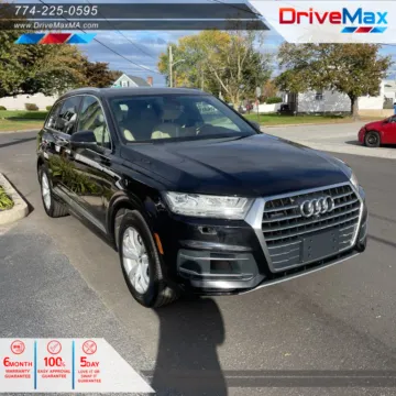 Black 2017 Audi Q7 3.0T Premium Plus Sport Utility 4D for sale in West Bridgewater, MA