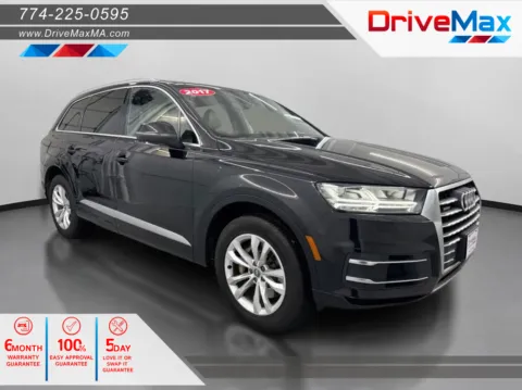 Black 2017 Audi Q7 3.0T Premium Plus Sport Utility 4D for sale in West Bridgewater, MA