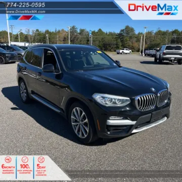 Black 2019 BMW X3 xDrive30i Sport Utility 4D for sale in West Bridgewater, MA