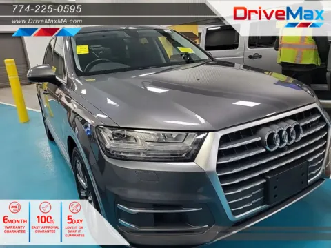 Gray 2019 Audi Q7 55 TFSI Premium Plus Sport Utility 4D for sale in West Bridgewater, MA