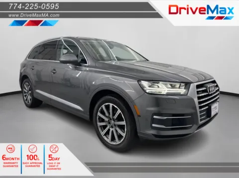 Gray 2019 Audi Q7 55 TFSI Premium Plus Sport Utility 4D for sale in West Bridgewater, MA