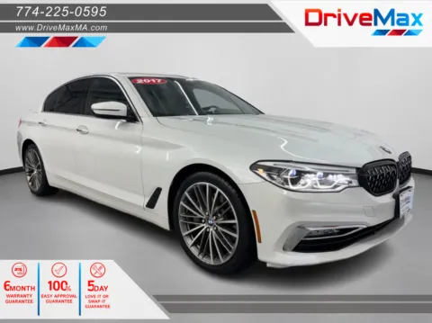 White 2017 BMW 5 Series 540i xDrive Sedan 4D for sale in West Bridgewater, MA