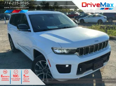 White 2021 Jeep Grand Cherokee L Overland Sport Utility 4D for sale in West Bridgewater, MA