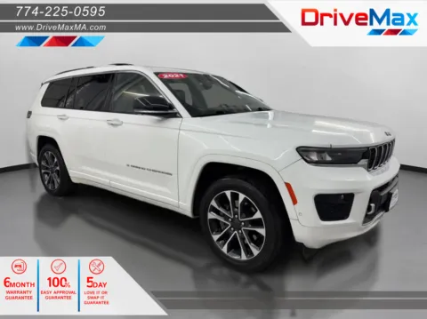 White 2021 Jeep Grand Cherokee L Overland Sport Utility 4D for sale in West Bridgewater, MA