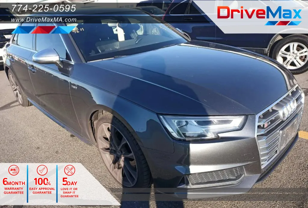 Gray 2018 Audi S4 Premium Plus Sedan 4D for sale in West Bridgewater, MA