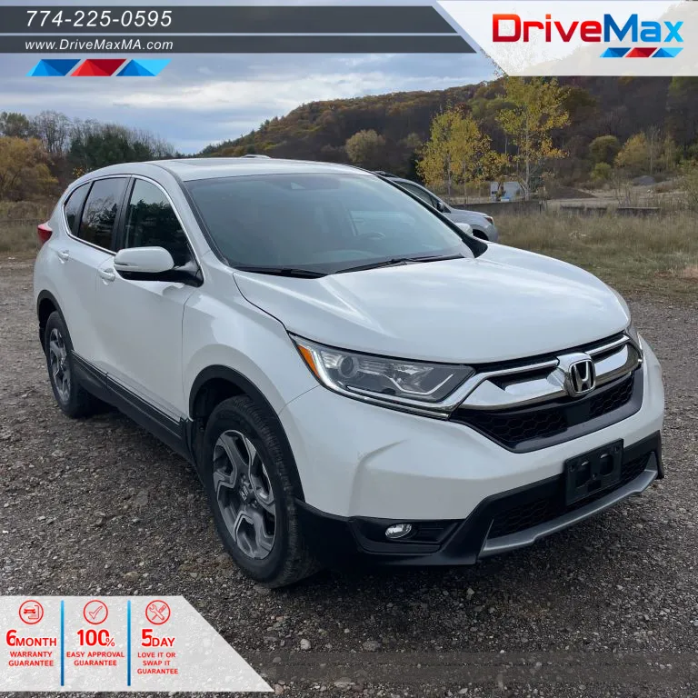 White 2019 Honda CR-V EX-L Sport Utility 4D for sale in West Bridgewater, MA