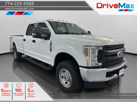 White 2018 Ford F350 Super Duty Crew Cab XL Pickup 4D 8 ft for sale in West Bridgewater, MA