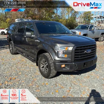 Gray 2016 Ford F-150 SuperCrew Cab XLT Pickup 4D 5 1/2 ft for sale in West Bridgewater, MA