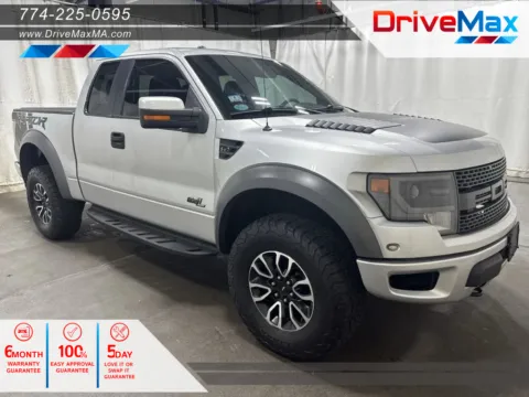 Silver 2014 Ford F-150 Super Cab SVT Raptor Pickup 4D 5 1/2 ft for sale in West Bridgewater, MA