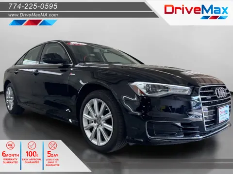 Black 2016 Audi A6 3.0T Premium Plus Sedan 4D for sale in West Bridgewater, MA