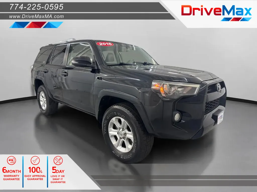 Black 2016 Toyota 4Runner SR5 Premium Sport Utility 4D for sale in West Bridgewater, MA