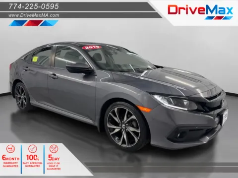 Gray 2019 Honda Civic Sport Sedan 4D for sale in West Bridgewater, MA