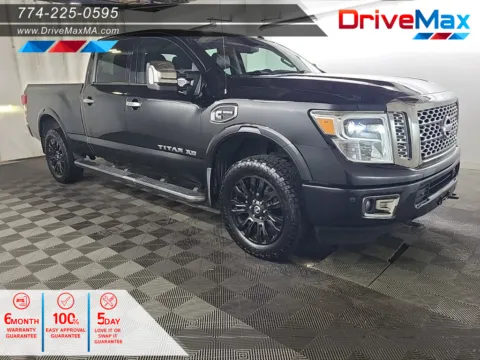 Black 2017 Nissan TITAN XD Crew Cab Platinum Reserve Pickup 4D 6 1/2 ft for sale in West Bridgewater, MA