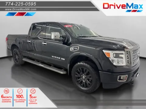 Black 2017 Nissan TITAN XD Crew Cab Platinum Reserve Pickup 4D 6 1/2 ft for sale in West Bridgewater, MA