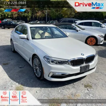 White 2017 BMW 5 Series 540i xDrive Sedan 4D for sale in West Bridgewater, MA