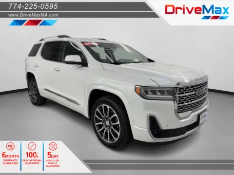 White 2020 GMC Acadia Denali Sport Utility 4D for sale in West Bridgewater, MA