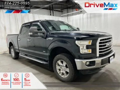 Black 2016 Ford F-150 SuperCrew Cab XLT Pickup 4D 6 1/2 ft for sale in West Bridgewater, MA
