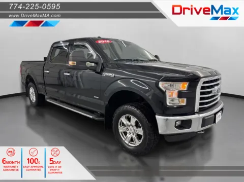 Black 2016 Ford F-150 SuperCrew Cab XLT Pickup 4D 6 1/2 ft for sale in West Bridgewater, MA