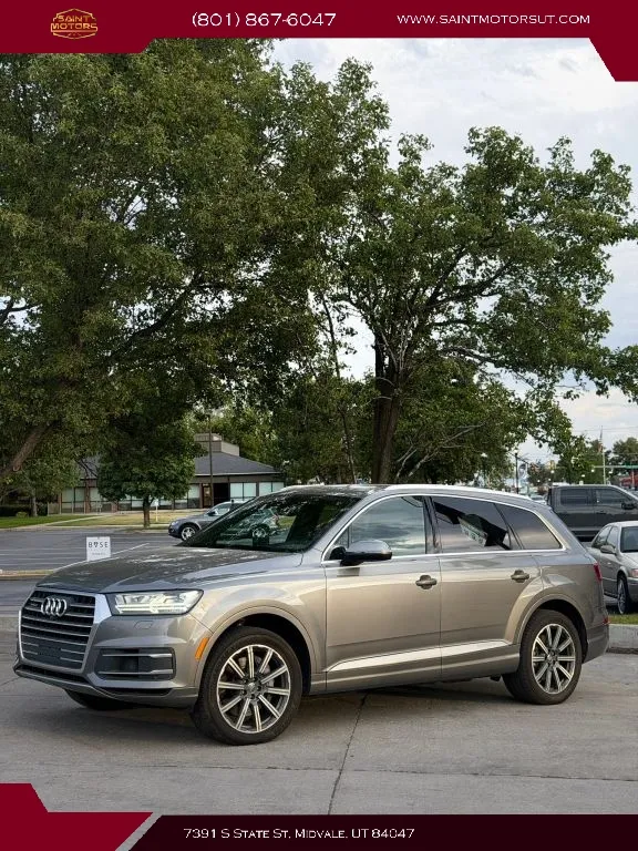 Gray 2017 Audi Q7 3.0T Premium Plus Sport Utility 4D for sale in Midvale, UT